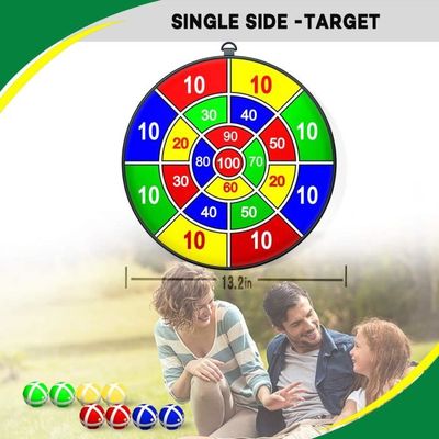 Jeux De Société 5 Ans Jeu De Fléchettes Pour Enfants - ZGEER - Double Face Pliable - 8 Balles Collantes - Intérieur Jeu Garcon 6 Ans