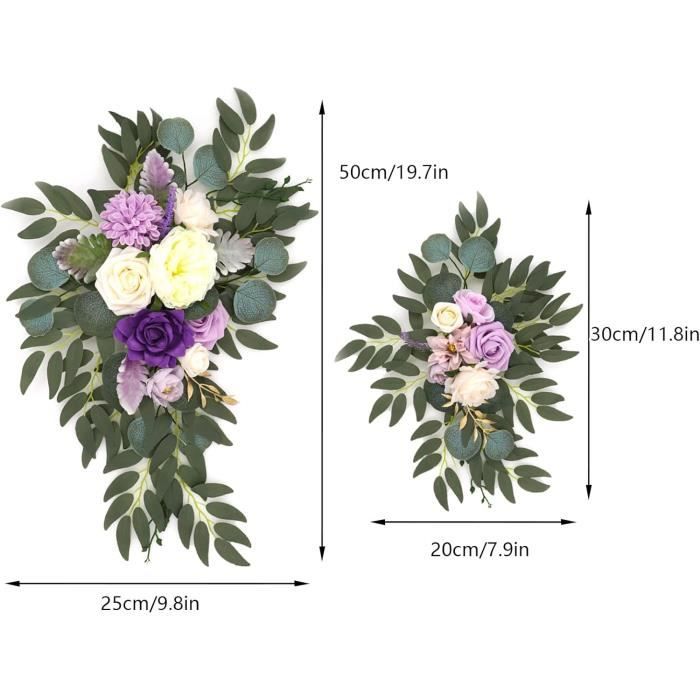 Lot De 2 Guirlandes De Feuilles D'érable D'automne à