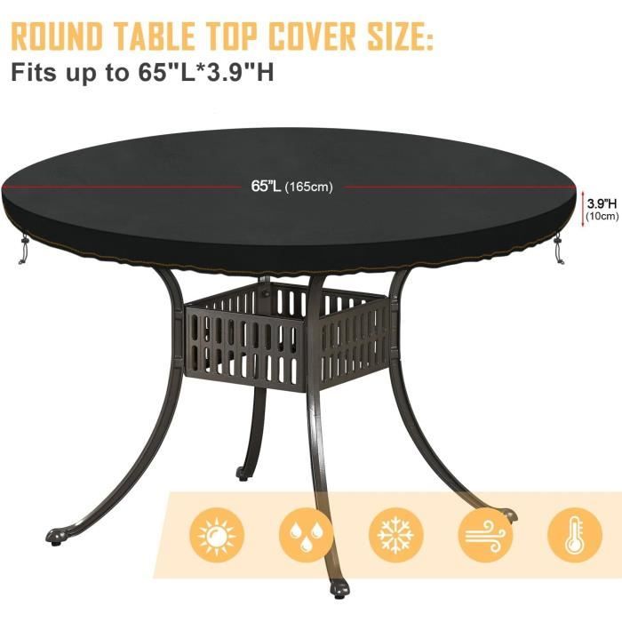 Housse De Table Ovale Budge English Garden - Protection Robuste Et Élégante Marron Clair