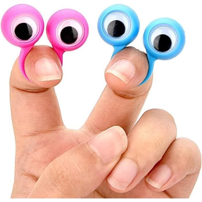 GRUMPLE D'OR - Marionnette à main en fausse fourrure synthétique, monstre Muppet, tiges de bras bleu clair