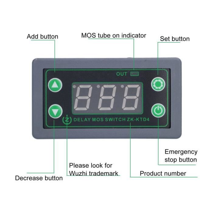 Cikonielf Module de relais Module de retard Module de retard de ...