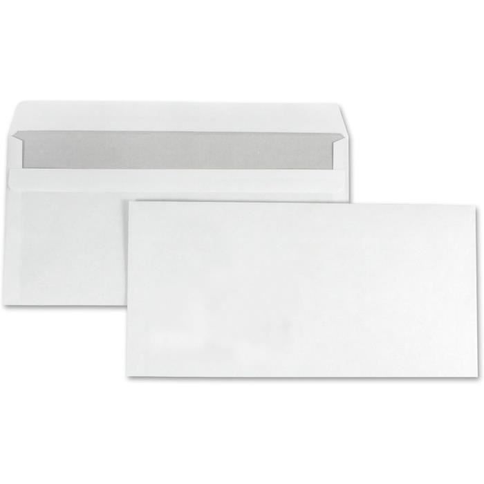 versando Paper24 Lot de 1000 enveloppes autocollantes sans fenêtre Blanc  Format DIN long 22 x 11 cm : : Fournitures de bureau