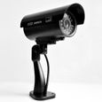 Vvikizy caméra de surveillance de sécurité Caméra factice CCTV Sécurité Surveillance Cam Simulation Rouge IR LED Simulation-2