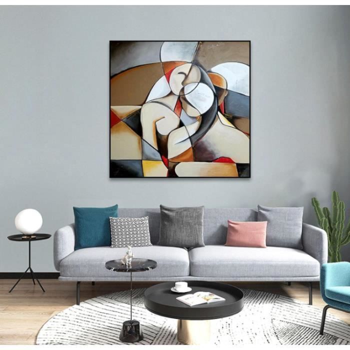 Kit Peinture Par Numéros Pour Adultes Et Enfants - Toile Picasso Abstrait 40x50 Cm, Peintures Acryliques Incluses - Art Thérapie Et Décoration