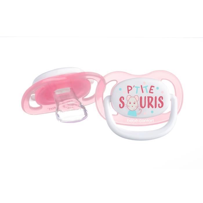 Sucettes natural physio Silicone 6-18 M Bébé Confort Sweet Bunny (x2)