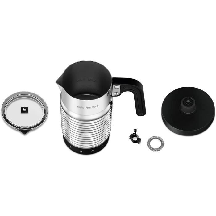 NESPRESSO Aeroccino Lot de 4 mousseurs à lait, mousseur électrique pour 120 ml de mousse de lait