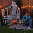 KIDKRAFT - Cabane en bois FSC pour enfant maisonnette avec cuisine accessoire et feu de cheminée-3