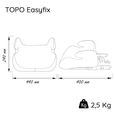 Siège auto rehausseur bas TOPO EASYFIX groupe 3 (22-36kg) avec porte gobelet - fabriqué en France - Nania London-3