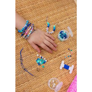 Fozcmisw Kit De Perles Bijoux – 2600+ Perles 16 Couleurs – Plateau Tourneur – Dès 6 Ans