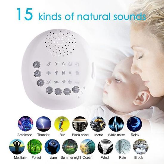 Enceinte Bibliotheque Sons Nature Bruit Blanc Avec Minuterie Cdiscount Tv Son Photo