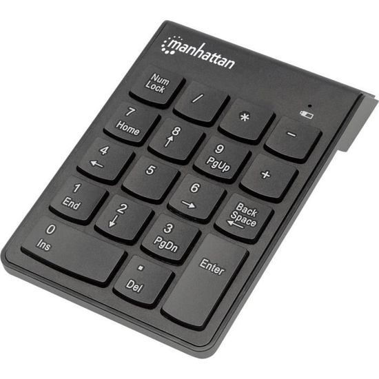 Pavé Numérique Rechargeable Bluetooth + Calculatrice - 34 Touches, Compatible PC/Mac/tablette