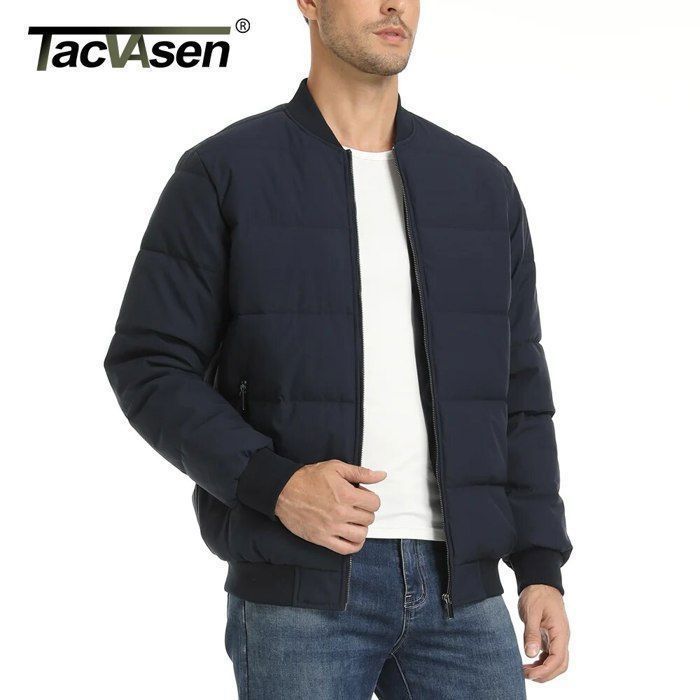 Veste Homme Matelassée à Capuche – Blouson Hiver Chaud Doublé Polaire Fermeture Éclair – Manteau Thermique Épaissi Pour Froid