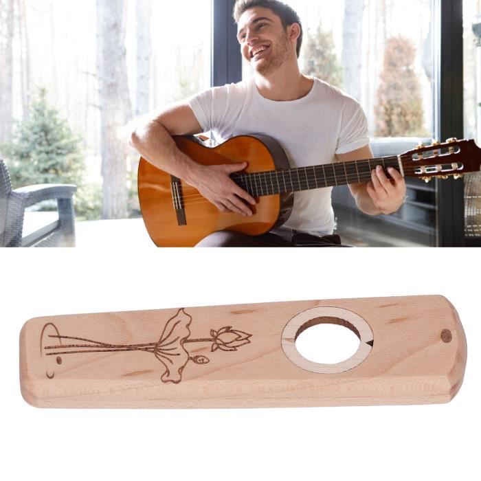 Kazoo en bois pour adulte, beau cadeau pour le kazoo, instruments musicaux  simples, pour guitares et ukulélé