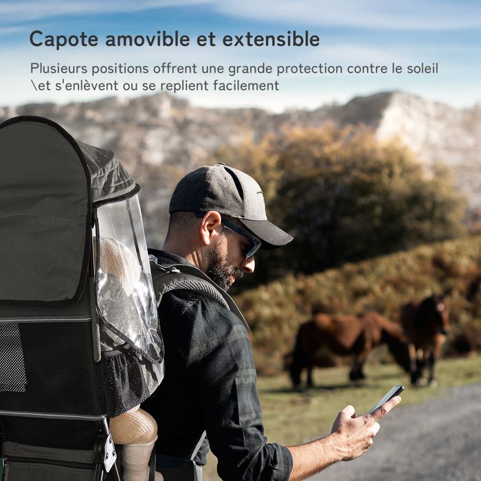 Porte bébé dorsal randonnée store