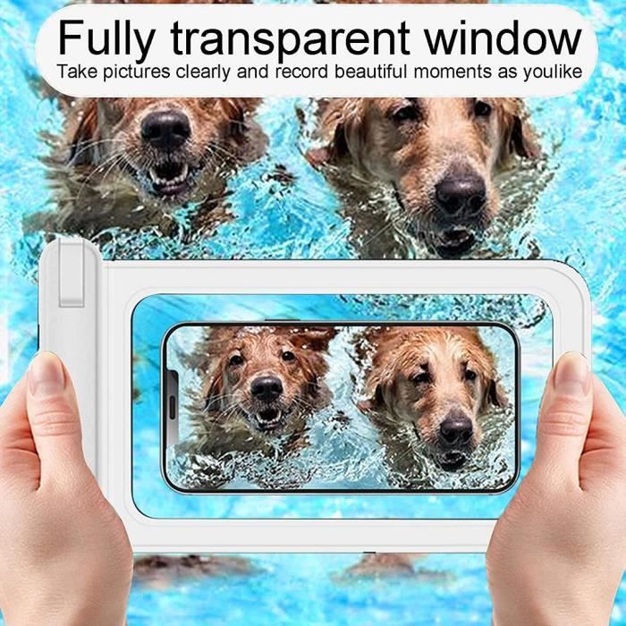 Lot 2 Housse Etui Pochette Etanche pour Samsung Galaxy S23 Ultra S23 S22 S21 FE S20 FE S10e S9 S8 Plus Pochette Etanche Waterproof