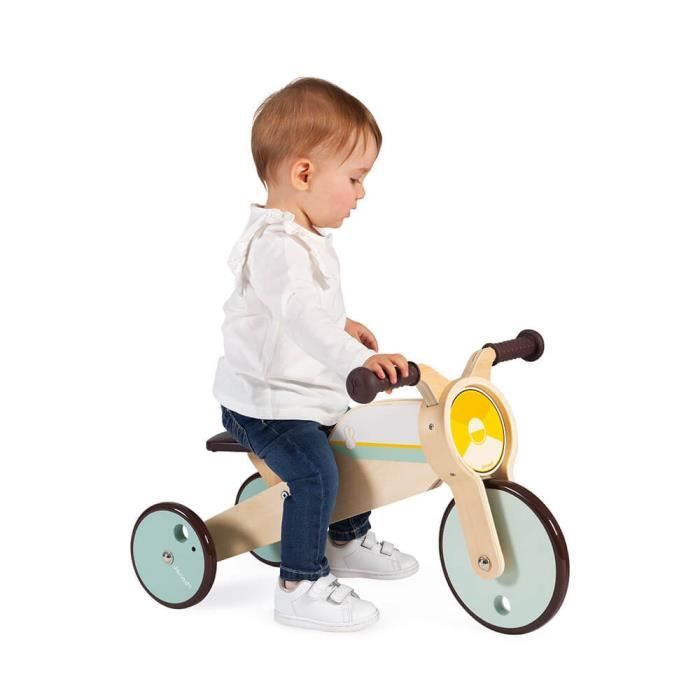 Tricycle enfant - Draisienne en bois dès 18 mois Janod