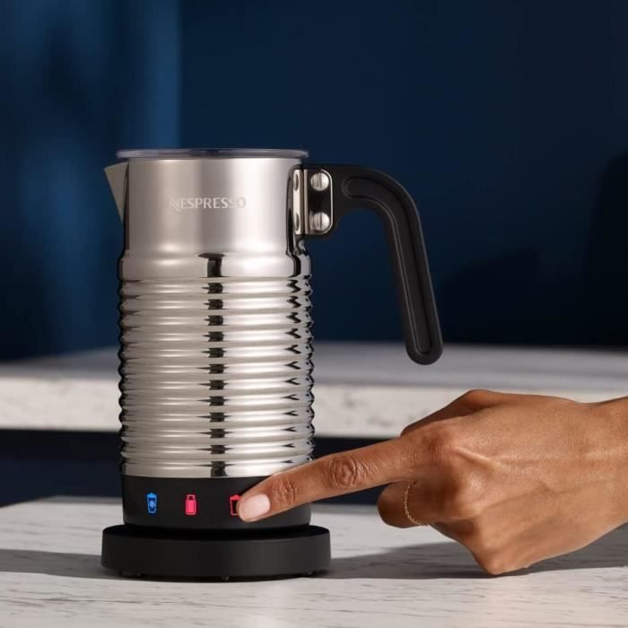 NESPRESSO Aeroccino Lot de 4 mousseurs à lait, mousseur électrique pour 120 ml de mousse de lait
