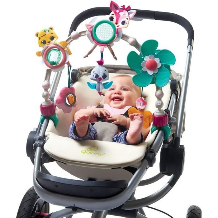 Tiny Love Arche d'activité Sunny Stroll avec Hochets, dès la Naissance, Clips de Fixation Universels Compatibles avec toutes les Poussettes ou Landaus, Collection Tiny Princess Tales