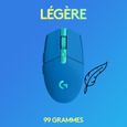 Souris Gaming Sans Fil - LOGITECH G - G305 - LIGHTSPEED - Autonomie 250h - Bleu-4