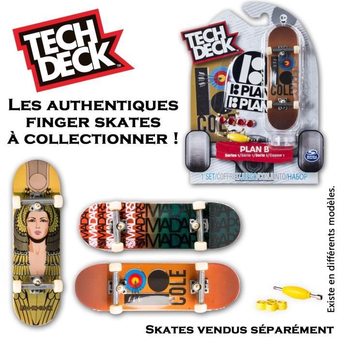 Finger Skate Tech Deck – Pack 1 Planche 96 Mm à Personnaliser – Marques Authentiques – Dès 6 Ans – Modèle Aléatoire