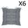 Lot de 6 galettes de chaise