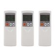 3X Télécommande Durable KD06ES pour Le Climatiseur KM09A KM09D KM09E blanc,3 x télécommande