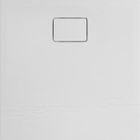 Receveur de douche carré TERRENO - ALLIBERT BATH & DESIGN - Blanc - Extra-plat - Effet pierre