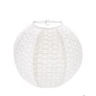 PARTY PRO Lanterne dentelle vintage blanche 35 cm - Blanc