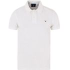 Polo GANT - The Original - Blanc - Homme - Col polo deux boutons - Coupe droite - 100% coton