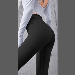 Bretelles à la Taille au Dos Femmes Pantalon de Yoga Slim Fit Leggings de Sport Taille Haute Skinny Pantalon Butt Lifter Anti-Cellulite Leggings de Compression pour Gym Running Pilates Fitness