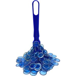 Bottone Lot de 100 marqueurs de comptage pour enfants, éducation mathématique, jeu, plusieurs couleurs transparentes, jetons de bingo