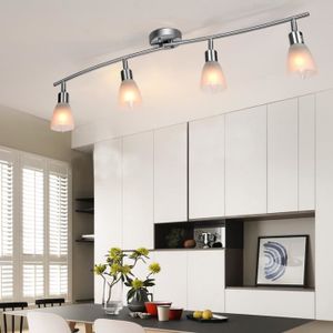 Non Dimmable spots plafond LED salon salle à manger chambre cuisine couloir 420lm 2 X 4W Ampoule E14 Uchrolls Plafonnier LED 2 Spots Orientables