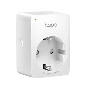 Tapo Nano Prise Connectée WiFi, Suivi de consommation, 16A Type F,  compatible avec Alexa et Google Home, Contrôler le radiateur, le chauffage