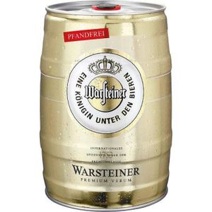 BIERE Warsteiner Pils baril de bière 5 Litre