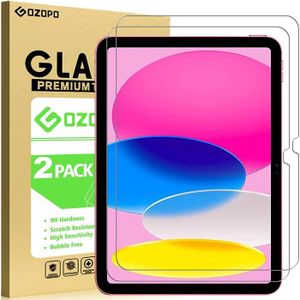 Protecteur D'Écran En Verre Trempé Pour IPad 10 (2022) 10.9" - Dureté 9H, Anti-Empreintes - Avec Cadre D'Alignement Automatique