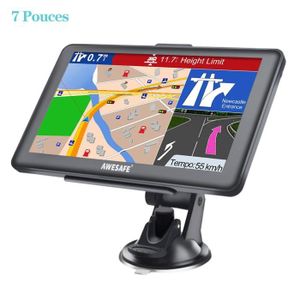 GPS AUTO AWESAFE GPS Voiture 7 Pouces écran Tactile - Carte