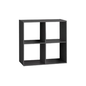 Etagere 4 Cases Noir Achat Vente Pas Cher
