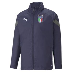 VESTE DE FOOTBALL – MANTEAU DE FOOTBALL – DOUDOUNE DE FOOTBALL  Veste de survêtement Italie 2022 - peacoat/ignite blue - S