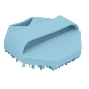 GOMMAGE CORPS Pwshymi-purateur corporel en silicone purateur de corps en Silicone exfoliant brosse de bain en Silicone de hygiene shave Bleu