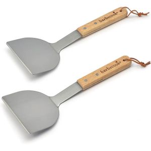 USTENSILE Barbecook Set de 2 spatules à plancha, ustensiles plancha pour barbecue plancha94