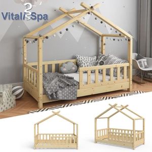 STRUCTURE DE LIT Lit pour enfant VITALISPA, lit cabane DESIGN 70 x 