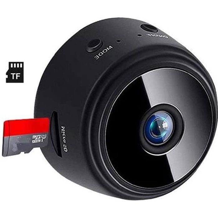 Mini Caméra Espion Wifi Bouton Vidéosurveillance Full Hd 1080p Android Ios  Yonis