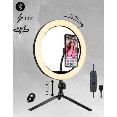 Perche à Selfie LinQ Avec Miroir Intégré Et Bouton Déclencheur USB-C - Couleur Blanc - Neuf En Emballage D'origine