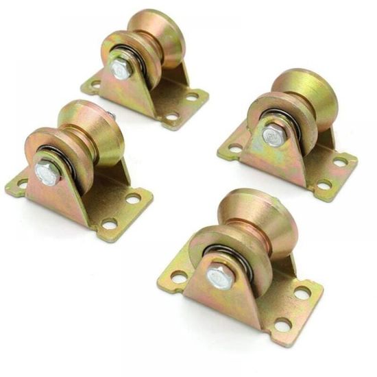 Lot De 2 Chariots à 4 Galets Pour Porte Coulissante – Usage Occasion, Fonctionnel