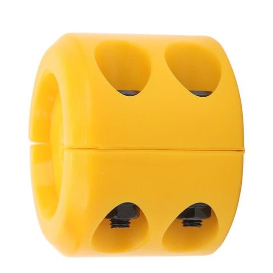 Bouchon Amortisseur Pour Crochet De Treuil - En Caoutchouc Avec Clé Incluse - Pour VTT, SUV, Camion - Réduit Bruit Et Chocs - Couleur Jaune