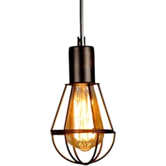 Lustre De Style Industriel, Décoration De Lustre à Trois Lumières, Luminaire De Plafond, Adapté