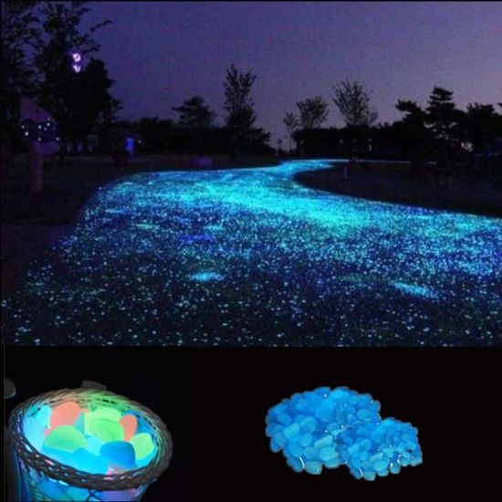Pack De 300 Pierres Lumineuses Fluorescentes Décoratives Glow In The