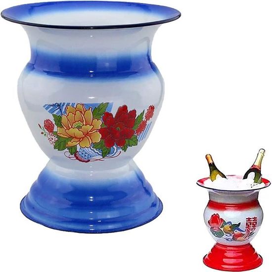 CORBEILLE - PANIERE GUANJIAN Corbeille &agrave; Fruits Traditionnelle Chinoise des Ann&eacute;Es 1960,Seau &agrave; Glace &agrave343