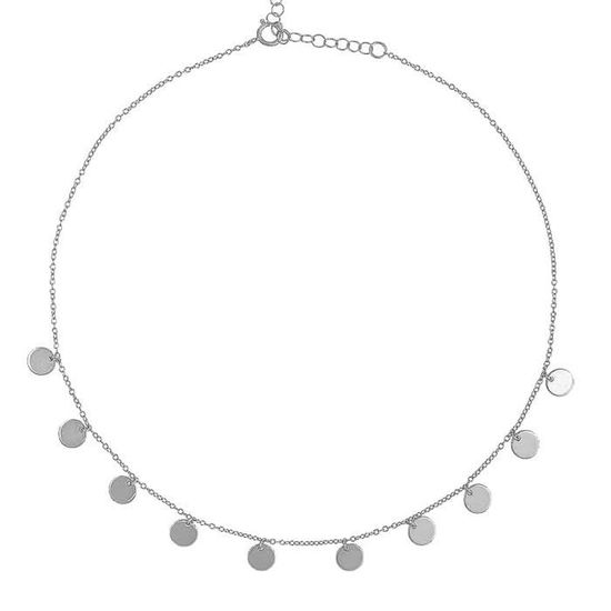 Collier Ras Du Cou Vintage En Argent Sterling Avec Marquisettes - Occasion