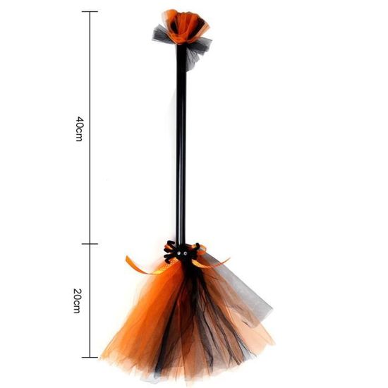 Ensemble De Balais Chapeau Sorcière Enfant Fournitures D'Halloween